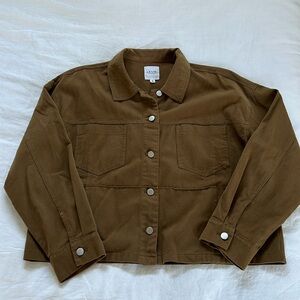 Brown Button Up